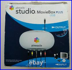 Pinnacle Studio MovieBox 510 USB Video Capture VHS/Video8/Hi8/Digital8 Tapes