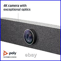 Poly Studio P15 Personal Video Bar Complete Audio Premium 4K Webcam
