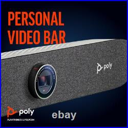 Poly Studio P15 Personal Video Bar Complete Audio Premium 4K Webcam Solution