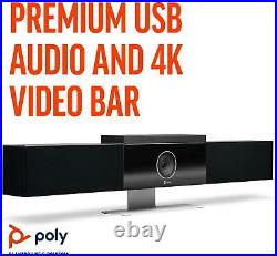 Poly Studio Premium USB Video Bar Connectivity USB NoiseBlockAI technology