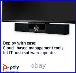 Poly Studio Premium USB Video Bar Connectivity USB NoiseBlockAI technology