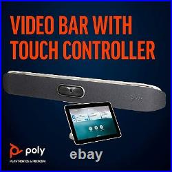 Poly Studio X50 Video Conferencing Camera Mic & Soundbar with TC8 Touchscreen