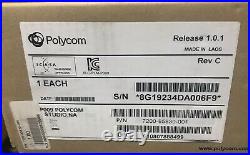 Polycom 7200-85830-001 Studio USB Huddle Room 4k Video Bar
