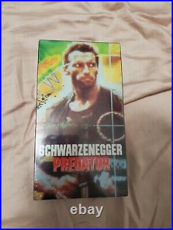 Predator VHS Sealed Fox Video Arnold Schwarzenegger 1987 Blue Studio Stamping