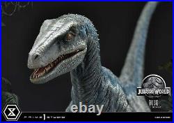 Prime Collectible Figure Jurassic World Fallen Kingdom Dinosaur BLUE 36cm 14.1in