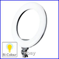 RICO240BMKII LED Ring light Studio Video Makeup Artist Light Vblogger Bi-Colour