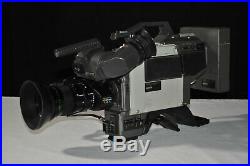 Rare Sony Bvp-03 Vintage Studio Broadcast Video Camera + Fujinon A14x9berm-8