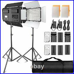 SAMTIAN 600 LED Camera/Studio Video Light Kit, CRI95 3200K/5600K, 75 Stands