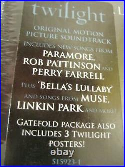 Sealed Twilight Original Motion Picture Disc Soundtrack 12 Vinyl Record Posters