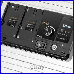 Selens GE-500 Dimmable 5600K Studio Camera Panel Daylight LED Video Light