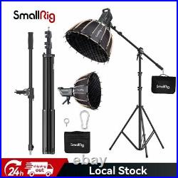 SmallRig 120W LED Studio Lighting Kit with Camera Video Light & Parabolic Softbox
