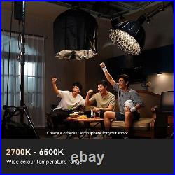SmallRig RC 450B 450W Bi-Color LED Video Light, 2700K-6500K Camera Studio Light