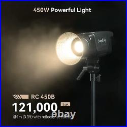 SmallRig RC 450B 450W Bi-Color LED Video Light, 2700K-6500K Camera Studio Light