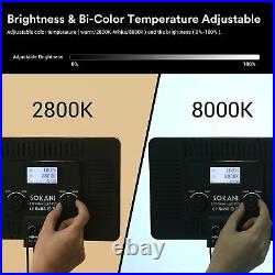 Sokani E-sports P25 2800-8000K LED Fill Light Studio Panel Video Light For Live
