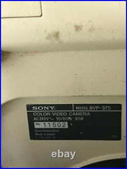 Sony BVP-375 CCD Studio Video Camera