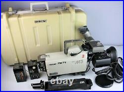 Sony DXC-M3 Studio Tube Video Camera with Lens, Case, Viewfinder, Battery, Cable