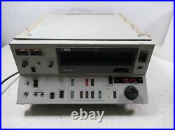 Sony U-Matic Videocassette Recorder VO-5800 RFU-634 Video Editor Studio Unit