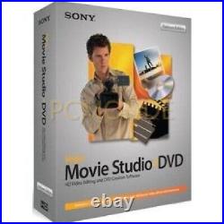 Sony Vegas Movie Studio + DVD Platinum Edition VGC (SPVMSDV6000)