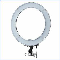 Studio 45cm 300W LED Dimmable Ring Light Stand Photo Video Makeup Beauty UK