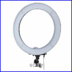 Studio 45cm 300W LED Ring Light Stand Photo Video Makeup Beauty with Mount Kit