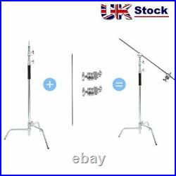 Super Heavy Duty 11ft Turtle Base C-Stand 50 Boom Arm Video Studio Light Stand