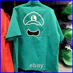 Super Nintendo World Luigi Shirt Cosplay USJ Super mario bros. Official JPL/USM