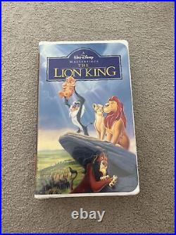 THE LION KING Video Tape VHS 1996 WALT DISNEY MASTERPIECE NTSC USA Import