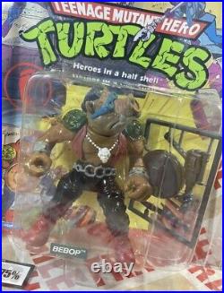 TMNT UKG 75% Graded Vintage Action Figure Hero Turtles BEBOP