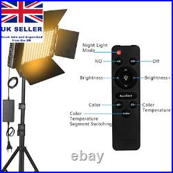 U800+ LED Video Light Photo Studio Lamp Bi-Color 2500K-8500K Dimmable with Tripo