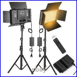 U800+ LED Video Light Photo Studio Lamp Bi-Color 2500K-8500k Dimmable with Tripo