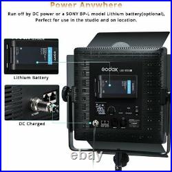UK Godox LED1000DII LED Video Light 3300-5600K Daylight Continuous Studio light