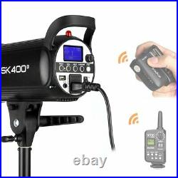 UK Godox SK400II 2.4G 400W Wireless X System Studio Flash Strobe Light Head 220V