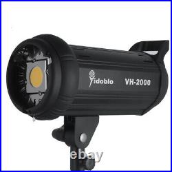 VH2000 200W 5500K Daylight Studio Continuous LED Video Light With Remote Control
