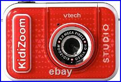VTech KidiZoom Studio (Red), Video Camera for Children with Fun Games, Kids Came