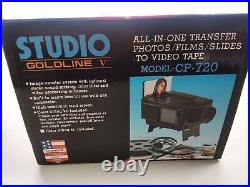 Video Transfer System Studio V Goldline Model Cp-720 Photos Films Slides Nos