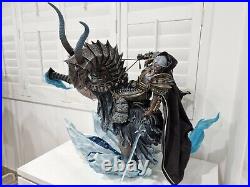 World of Warcraft WOW Lin Studios Arthas Lich King Statue Blizzard Sideshow