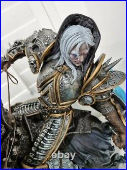 World of Warcraft WOW Lin Studios Arthas Lich King Statue Blizzard Sideshow