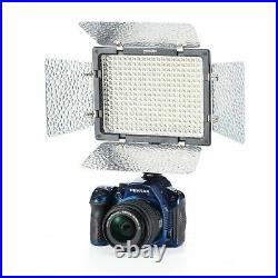 YONGNUO YN-300 III LED Light Video Dimmable 5500K Studio Camera Battery Case