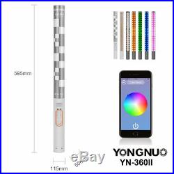 YONGNUO YN360II RBG Colorful Handheld Bicolor LED Studio Video Light 3200K-5500K