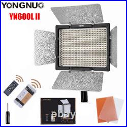 YONGNUO YN600L II LED Video Light Panel Photography Studio Lights 3200K-5500K