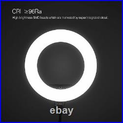 Yidoblo 18'' FS-480II Bi-color Dimmable LED Studio Ring Lights For Youtube + bag