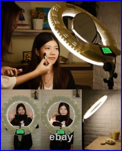 Yidoblo AX480EII 18'' 240 LEDs Dimmable Studio LED Ring Light For Makeup Youtube