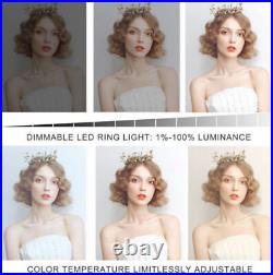 Yidoblo AX480EII 18'' 240 LEDs Dimmable Studio LED Ring Light For Makeup Youtube