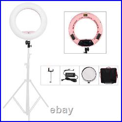 Yidoblo FS-480II Bi-color Dimmable Ring Light Studio Selfies Lighting For Makeup