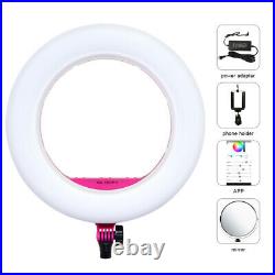 Yidoblo QS-480DII LED Ring Light 9990K Dimmable Studio Lamp + Stand For Youtube
