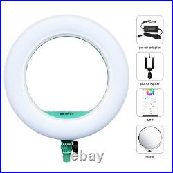 Yidoblo Upgraded QS-480DII 9990K 18'' Dimmable LED Ring Studio Light For Makeup